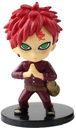 PLA Giftmart Naruto Shippuden Cute Chibi Gaara Action Figures Showcase Model Toys