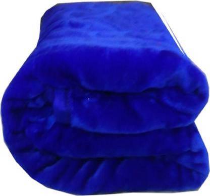 GKM Floral Double Mink Blanket for  Heavy Winter