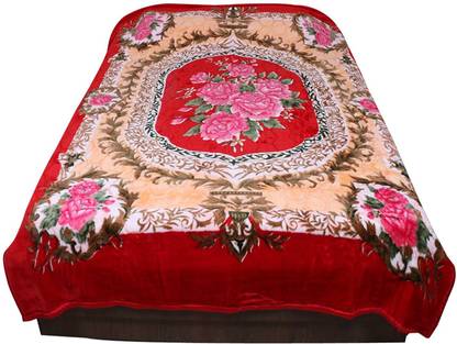 Abicon Printed Single Mink Blanket for  Heavy Winter