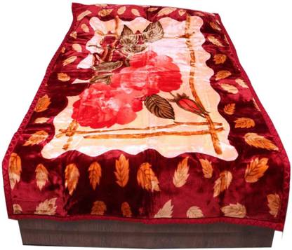 Abicon Printed Double Mink Blanket for  Heavy Winter