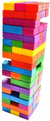 Vortex Toys High Quality Jenga Blocks Plastic Tumbling Tower Game