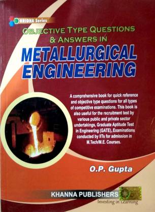 Objective Type Questions and Answers in Metallurgical Engineering 1st  Edition
