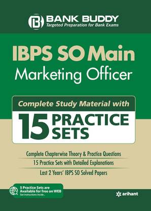 15 Practice Sets Ibps So Main Marketing Officer 2019