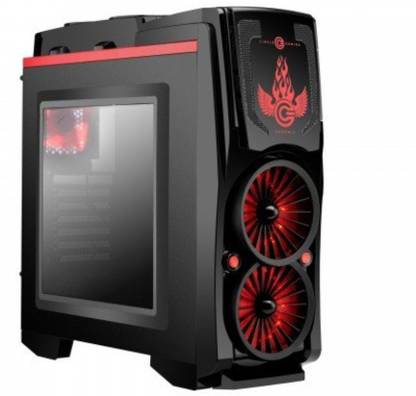 Circle Gaming Phoenix Case Mid Cabinet with USB 2.0 and USB 3.0 Ports Compatible with Computer
