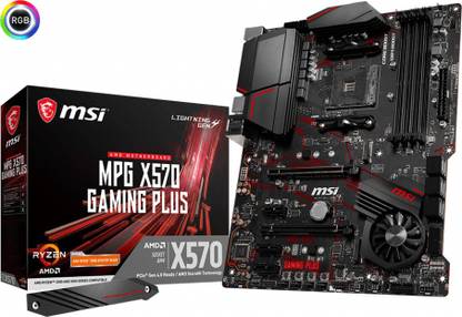 MSI MPG X570 GAMING PLUS ATX AM4 Gaming AM4Socket ATX AMD X570 Chipset DDR4 Motherboard for Desktop