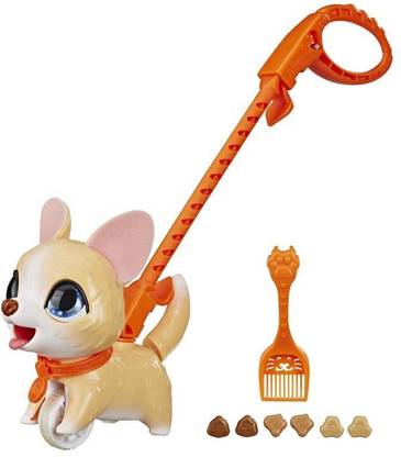 FURREAL FRIENDS Poopalots Lil Wags Interactive Pet Toy, Connectible Leash System  - 210 mm