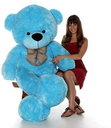 NP Toys 3 feet blue teddy bear for girl & americain style (90cm)  - 90.2 cm