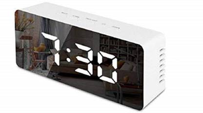 CASEMANTRA Digital White Clock