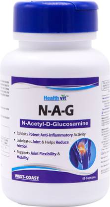 HealthVit NAG N-Acetyl-D-Glucosamine – 60 Capsules