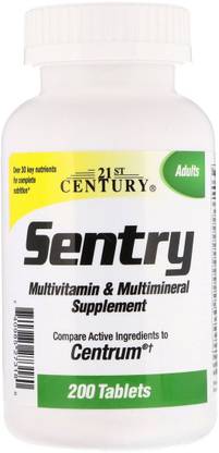 21st Century Sentry, Multivitamin & Multimineral Supplement, 200 Tablets