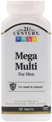 21st Century Mega Multi, For Men, Multivitamin & Multimineral, 90 Tablets
