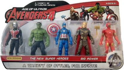 Toyz Arena AD Avengers Age of Ultron super hero team pack of 5 (MULTICOLOR)
