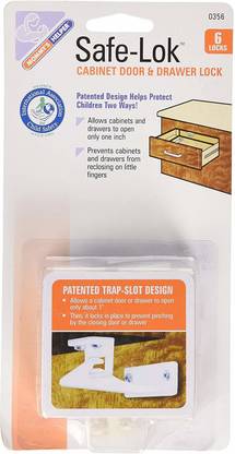 Mommy's Helper Safe-Lok Cabinet Door and Drawer Lock