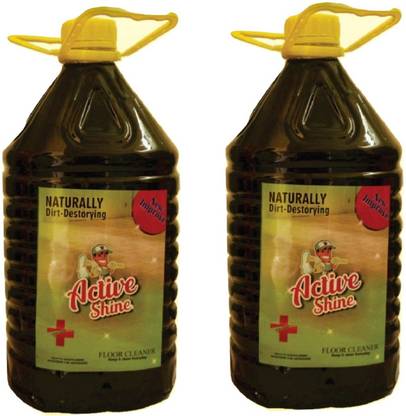 active shine BLACK PHENYL FLOOR CLEANER 5 LTR (PACK OF 2) FRESH