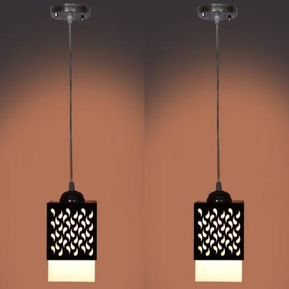 OJASWI Wooden Style Hanging Lamp Creative Pendant Lamp for Room,Foyer,Hallway(PO2) Pendant Lamp Ceiling Lamp