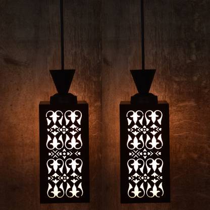 OJASWI Wooden Style Hanging Lamp Creative Wood Pendant For Rooms(PO2) Pendants Ceiling Lamp