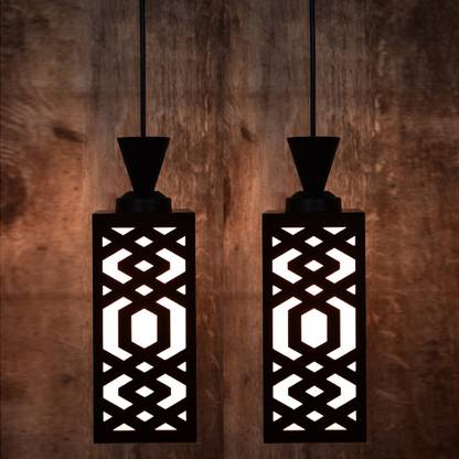 OJASWI Wooden Style Hanging Lamp Creative Wood Pendant For Rooms(PO2) Pendants Ceiling Lamp