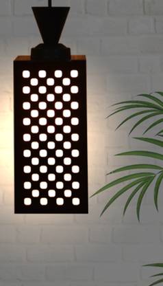 DecorVista Wooden Style Hanging Lamp Creative Pendant Light Lamp for Room,Foyer,Hallway Pendant Lamp Ceiling Lamp