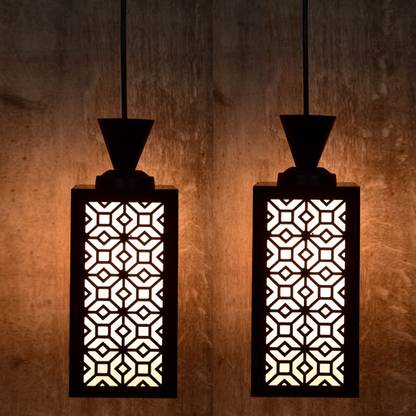 OJASWI Wooden Style Hanging Lamp Creative Wood Pendant For Rooms(PO2) Pendant Lamp Ceiling Lamp