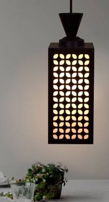 ISHITARTH ENTERPRISES Light Creative Wooden Pendant Lamp for Room,Foyer,Hallway Ceiling Lamp(Black) Ceiling Light Ceiling Lamp