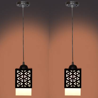 DecorVista Wooden Style Hanging Lamp Creative Pendant Lamp for Room,Foyer,Hallway(PO2) Pendant Lamp Ceiling Lamp