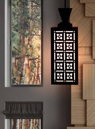 DecorVista Wooden Style Hanging Lamp Creative Pendant Light Lamp for Room,Foyer,Hallway Pendants Ceiling Lamp