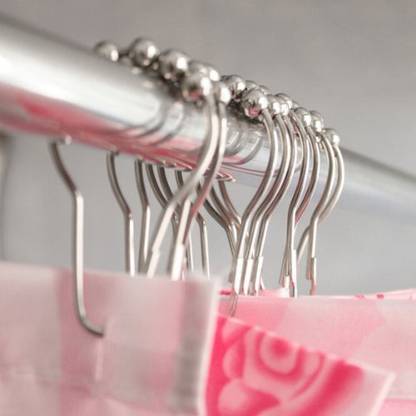 Maxxlite Silver Curtain Hooks