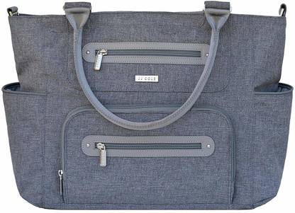 JJ Cole Caprice Diaper Bag, Gray Heather [CAT_5627] Messenger Diaper Bag