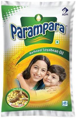 Parampara 1 LITRE POUCH Soyabean Oil Pouch