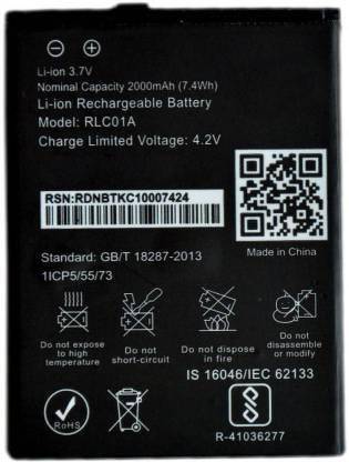 STOCK UP Mobile Battery For LYF FLAME 8