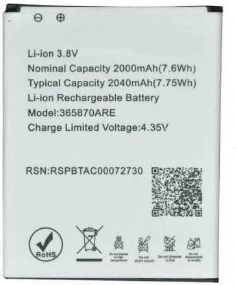 STOCK UP Mobile Battery For  LYF WIND 5