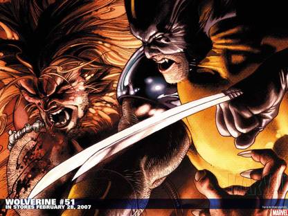 Comics Wolverine Sabertooth HD Wallpaper Background Fine Art Print