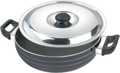 Riddhi Siddhi Kadhai With S S LID Kadhai 23.5 cm diameter with Lid 1.5 L capacity