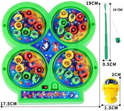 Luxula Battery operated Fish Caching Game Party & Fun Board Game