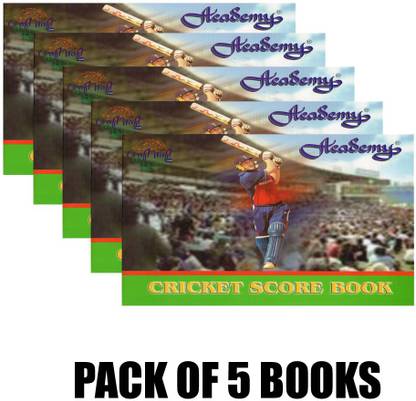 CRAFTWAFT Cricket Scorebook