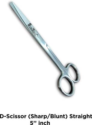 Surgifact Scissor (Sharp/Blunt) 5'' inch Straight Straight Dissecting Scissors