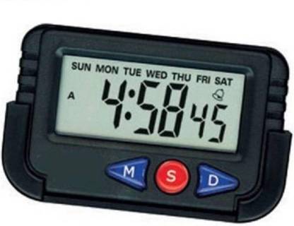 Oxfo Digital Black Clock