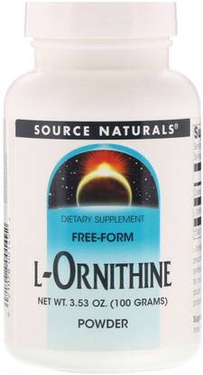 Source Naturals L-Ornithine Powder, 3.53 oz (100 g)