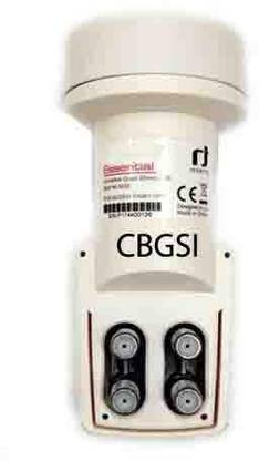 Inverto Universal 4 Port LNB Quad 40mm Ultra HD 4G(KU Band) Antenna Rotator