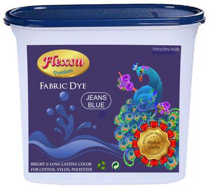 flexon Dye Powdered Fabric Dye (JEANS BLUE)