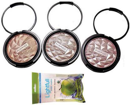 LIGHTFUL Magic Napkin , Mac Illuminator Compact Set Of 3