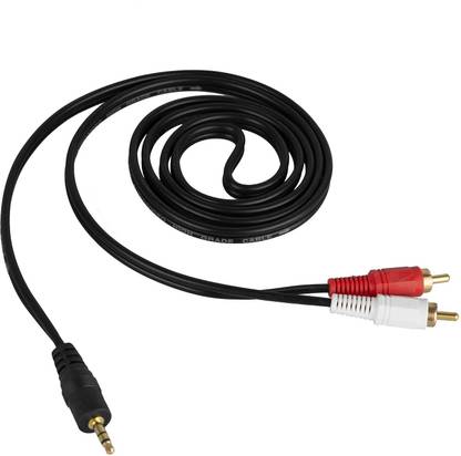 RNC RCA Audio Video Cable 1.25 m Universal Plug Stereo Splitter
