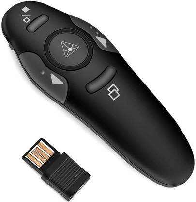 BUYFLUX PPT Laser Pointer Slider Changer Controller Remote, USB Presentation Remote Control Wireless Presentation Remote Control Presenter