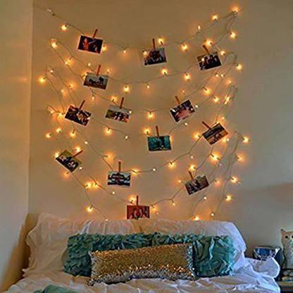 Brown Leaf 40 LEDs 12.98 m Multicolor Color Changing String Rice Lights