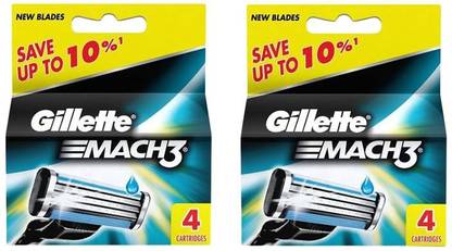 Gillette MACH 3 CARTRIDGES 4+4PACK