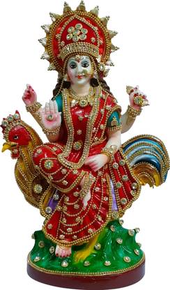ESVAR STONECRAFT Bahuchar Mata Idol Decorative Showpiece Decorative Showpiece  -  24 cm