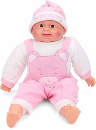 TokriWala Baby Laughing Musical and Doll, Touch Sensors with Sound Boy (Pink)  - 50 cm