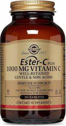 Solgar Ester-C Plus, Vitamin C, 1,000 mg, 90 Tablets