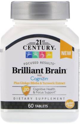 21st Century Brilliant Brain, 60 Tablets