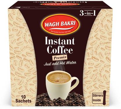 Waghbakri Coffee Pack of 3 Instant Coffee